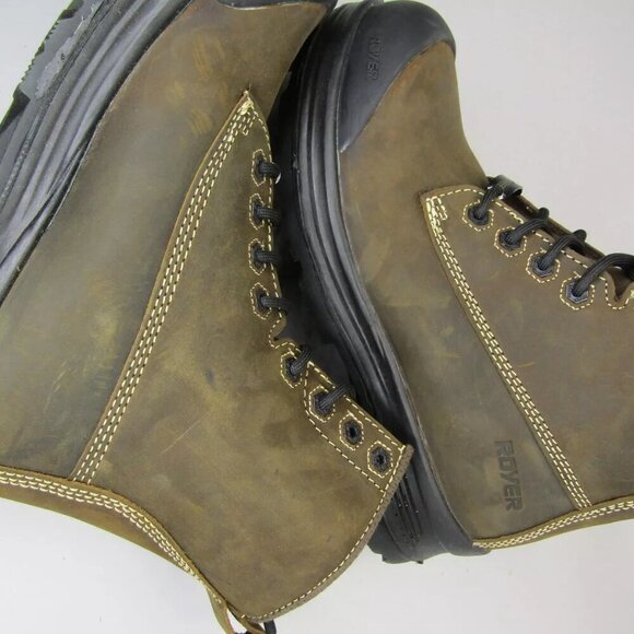 NEW ROYER Mens 4-Density Thinsulate Work Boots Waterproof Composite Toe Size 10